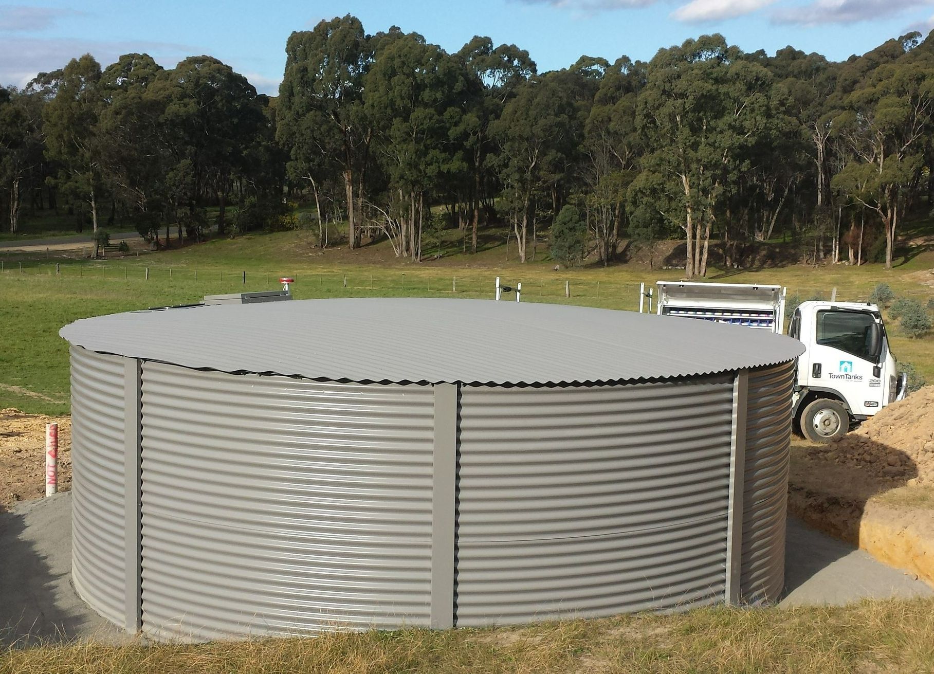 CT20 Heritage corrugated tank.